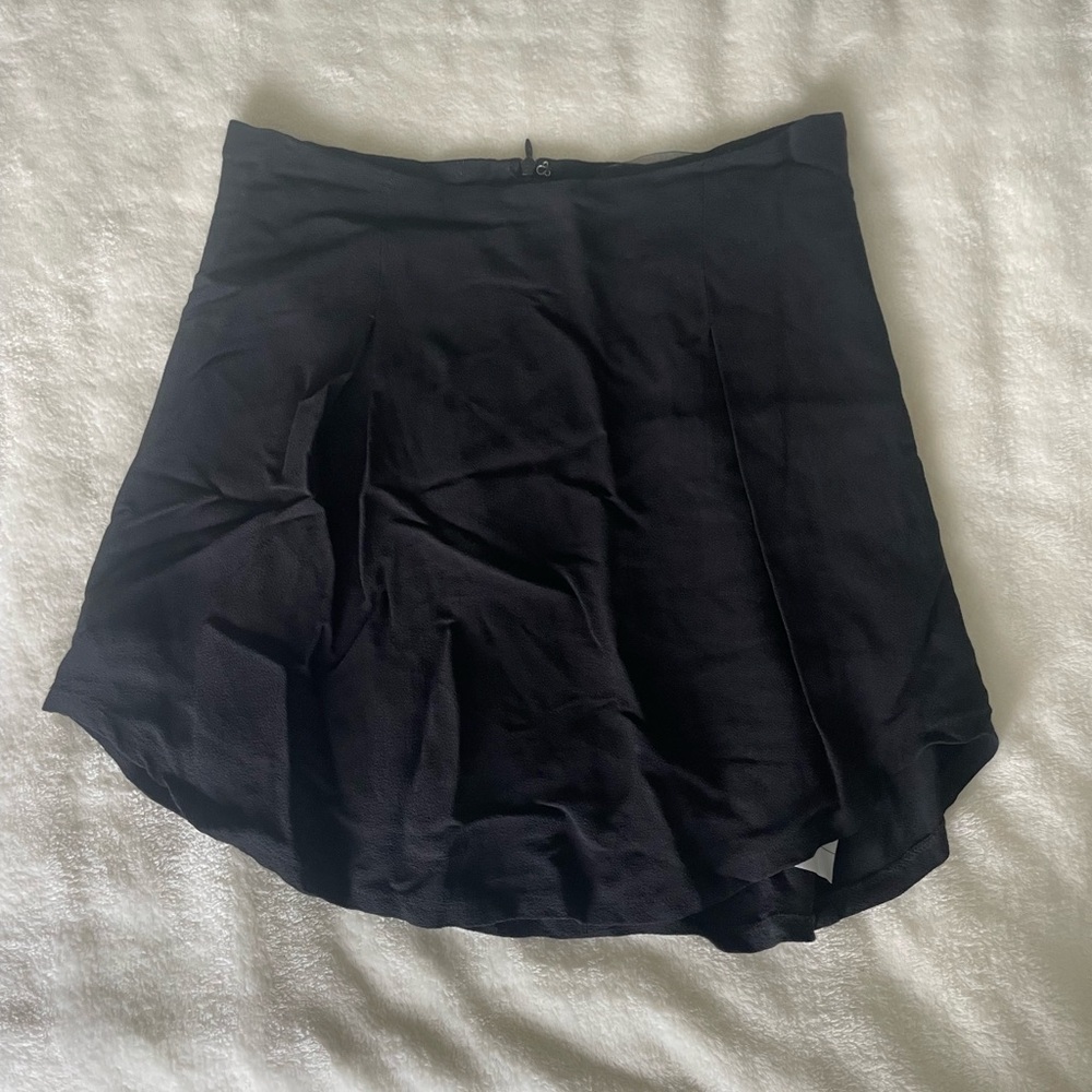 Reformation Black Mini Skirt